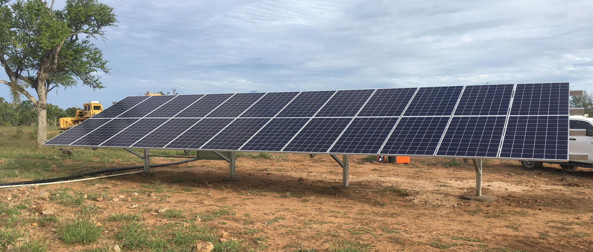 Solar Pumping System Benefits Stock